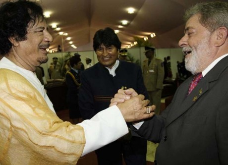 Lula e Kaddafi